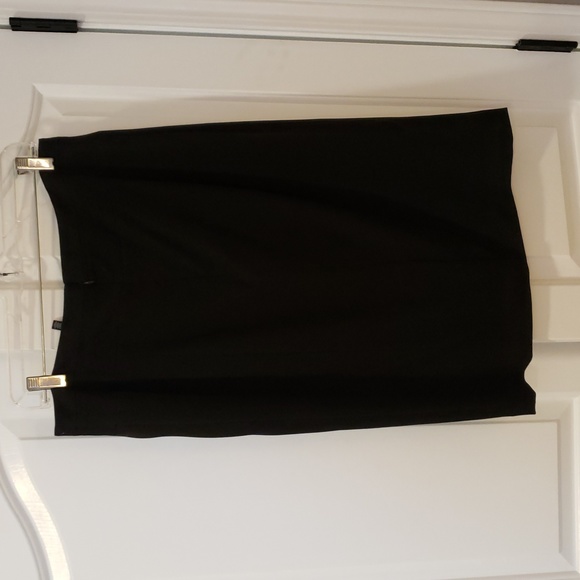 White House Black Market black skirt 26 length back zipper - Picture 6 of 6